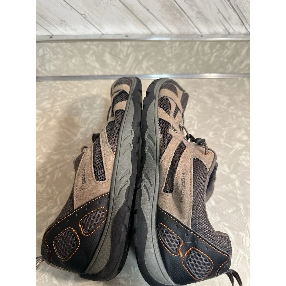 Gotcha Trekker Tan Vented Soles Stay Tight Laces Hiking Shoes Mens Size 12